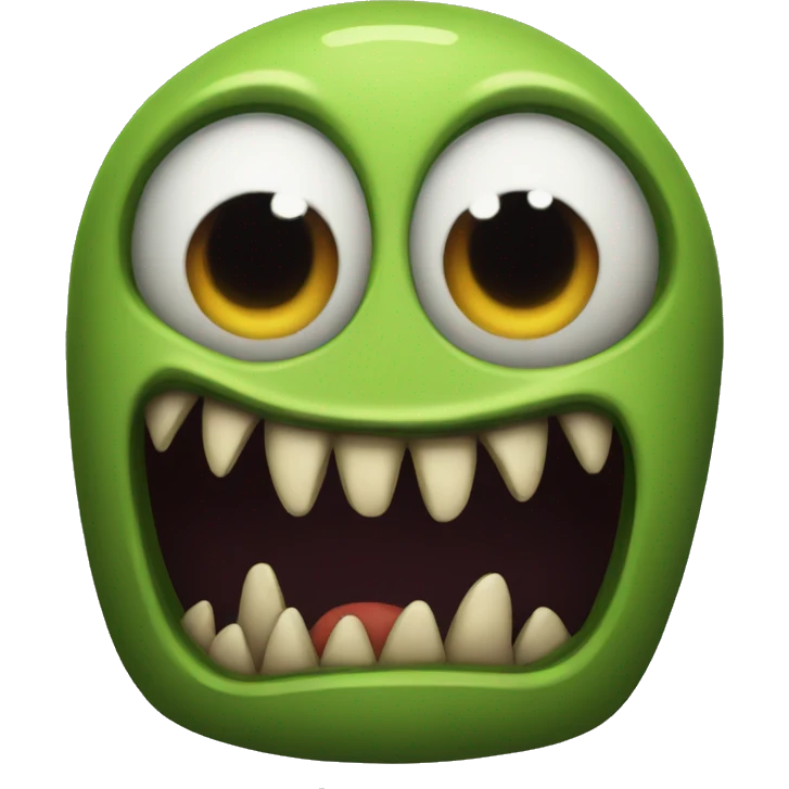 Scary Sinister Monster emoji