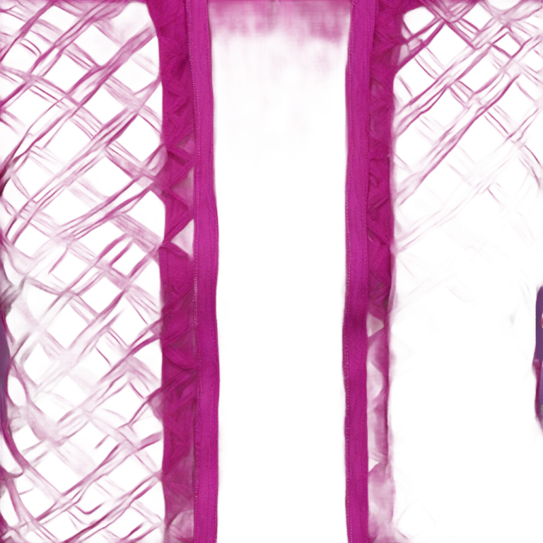 Realistic magenta cut out silk crop top blouse. emoji