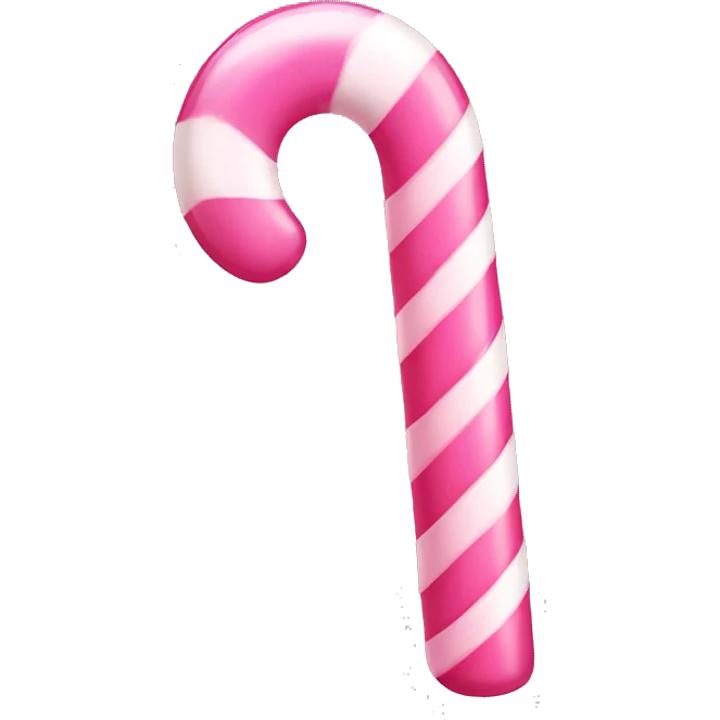 pink candy cane emoji