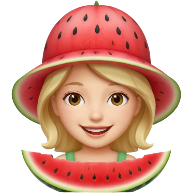 Kids in Fruit Clothes 
A girl in a watermelon Hat




































 emoji