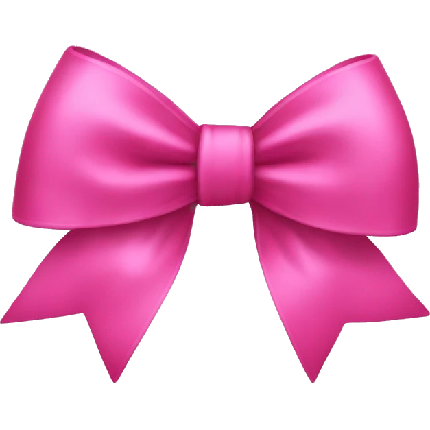 pink christmas bow  emoji