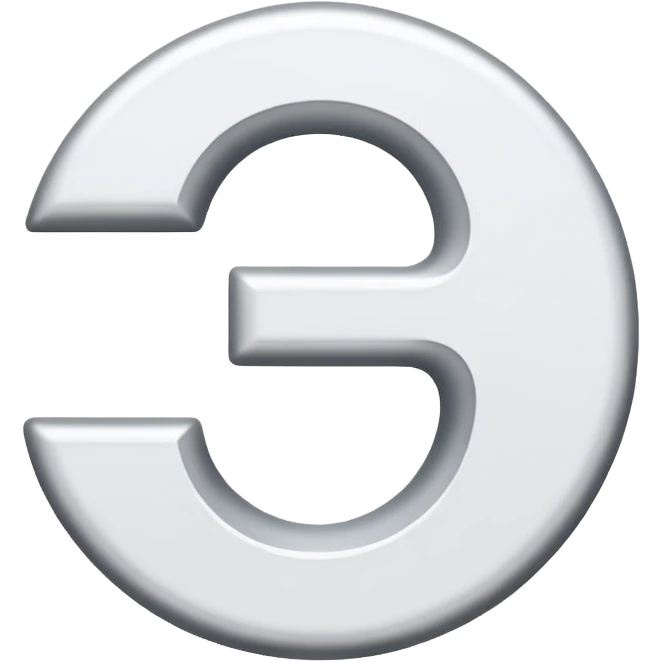 white "S" logo emoji