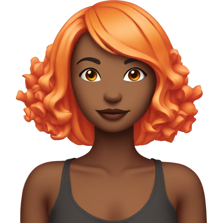 lily hot pink orange emoji