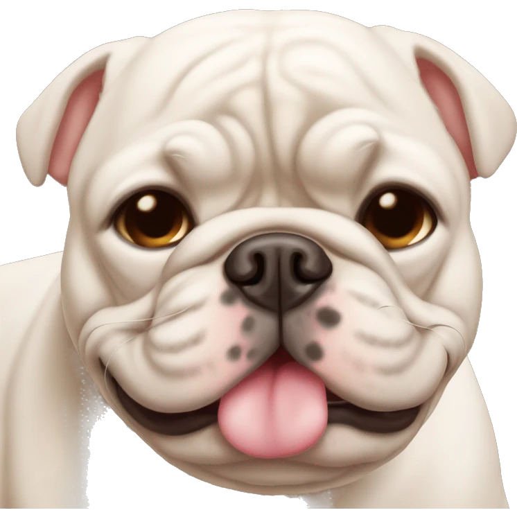 Bouledogue français dort avec des ZzZz emoji