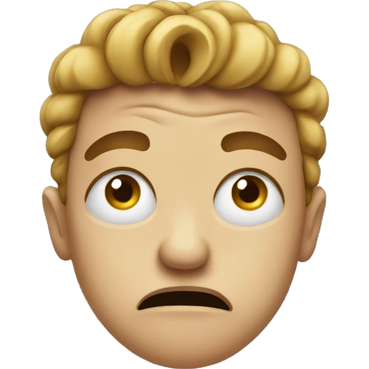 disgusted and disappointed  emoji