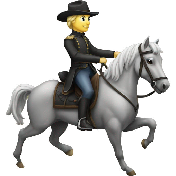 Reiter auf Pferd emoji