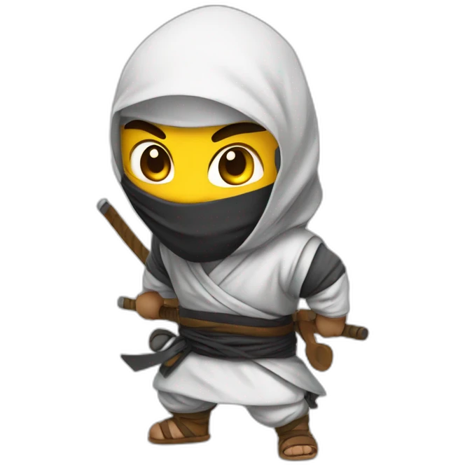 Ninja avec drapeau marocain emoji