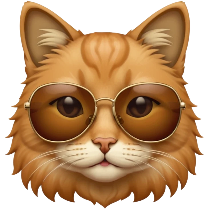 Cat wearing sunglasses emoji