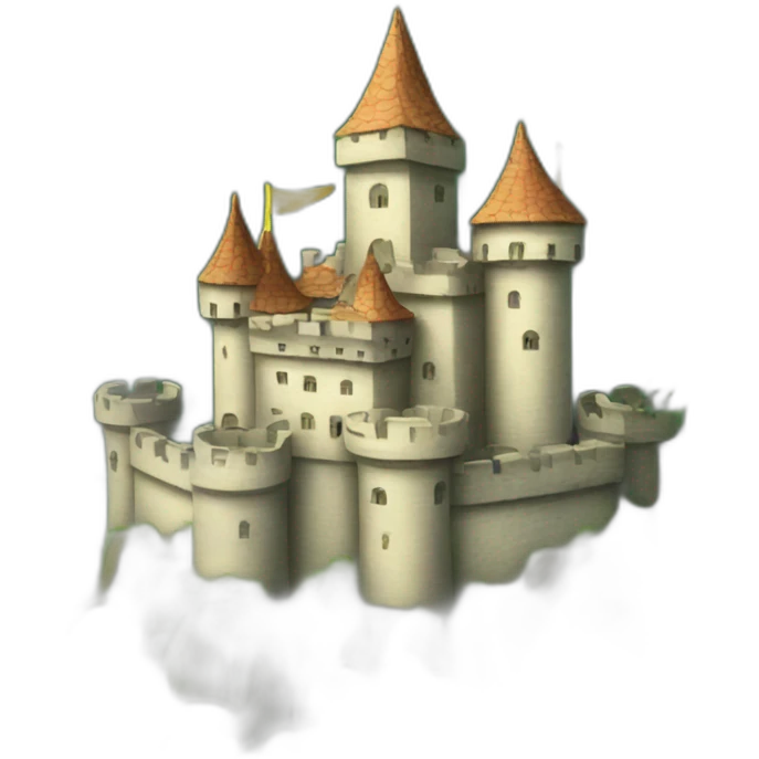 Castle in jungle emoji