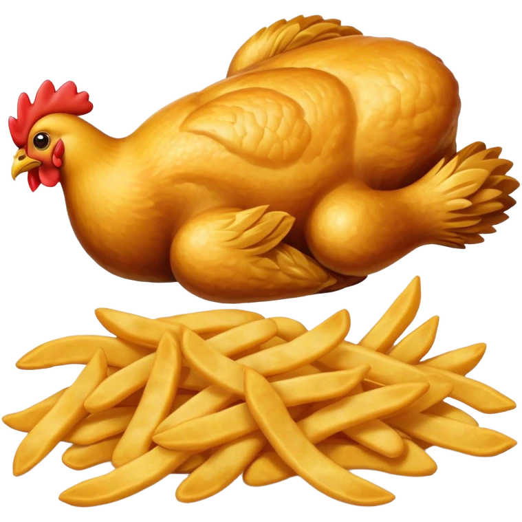 trozos de pollo emoji