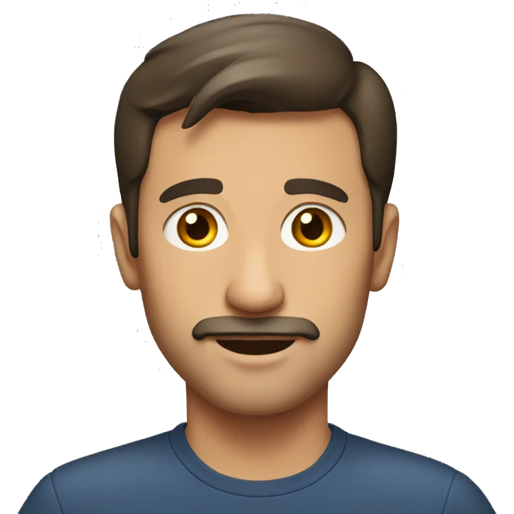 brunette dad  emoji