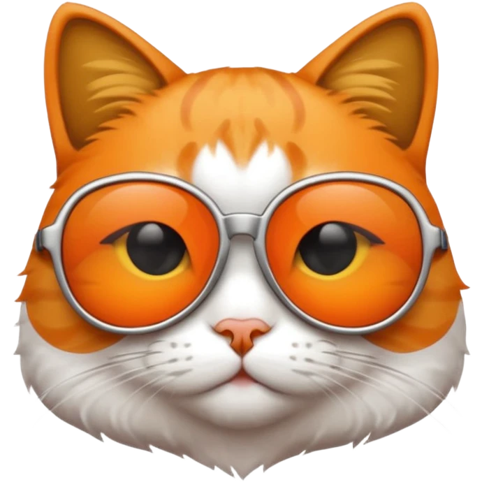 Cat wearing sunglasses emoji