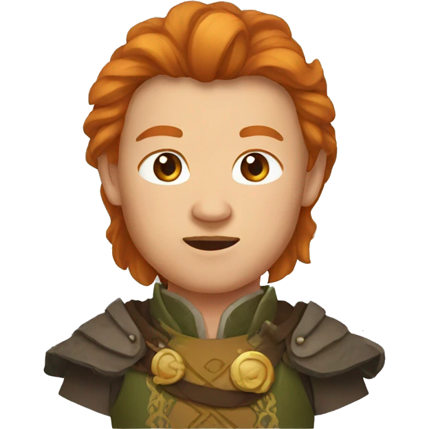 ginger young genghis khan emoji