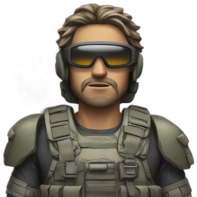 modern warrior with UAV emoji