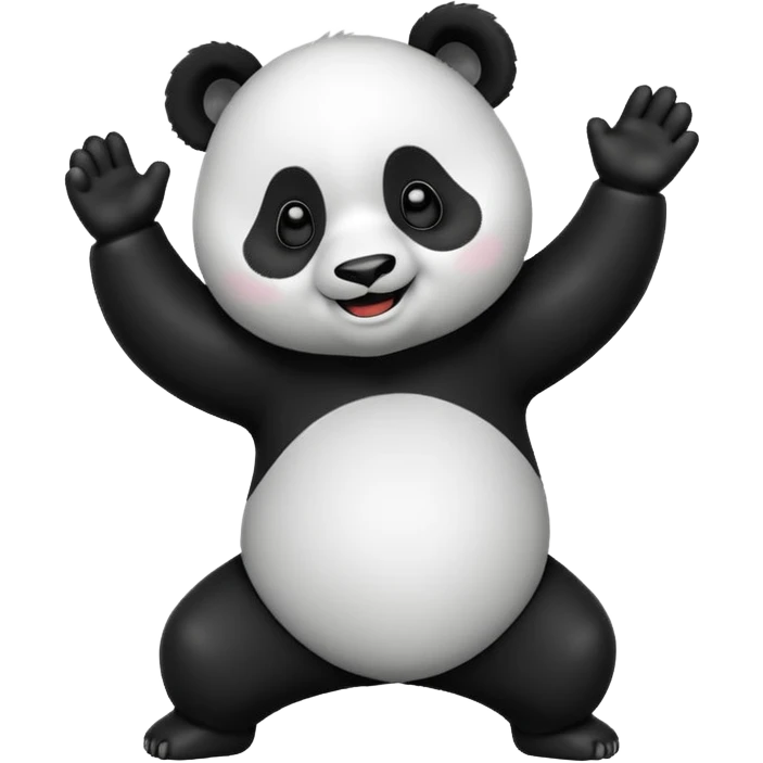 Panda dancing emoji
