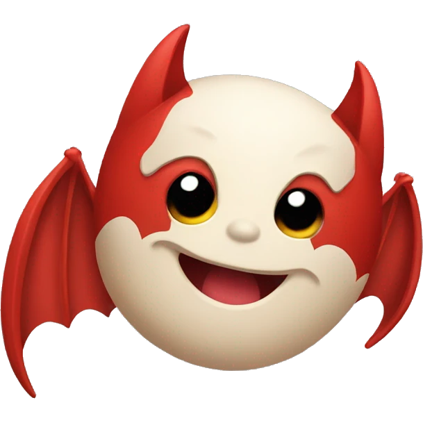 red bat emoji