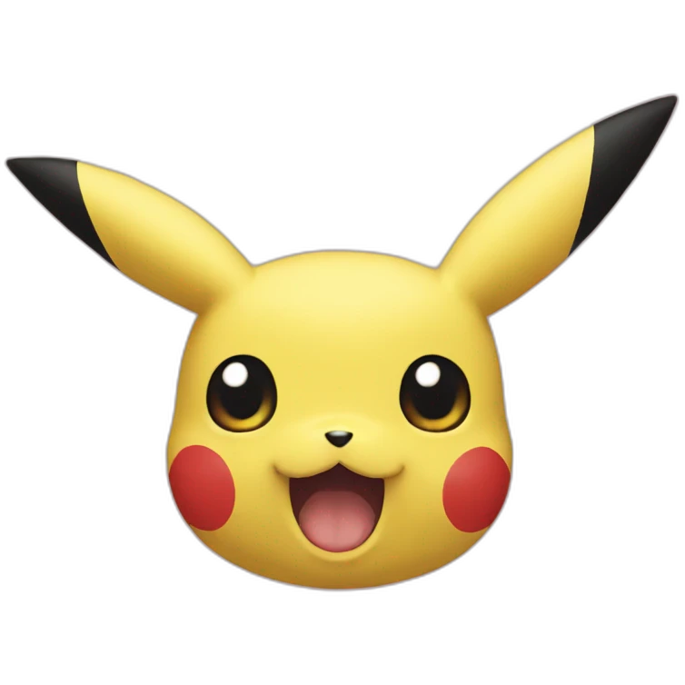 Pikachu head emoji