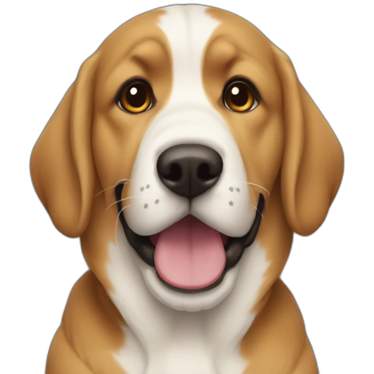 バカそうな犬 emoji