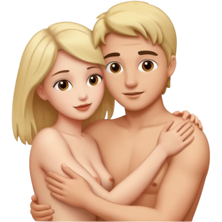 Nude couple emoji