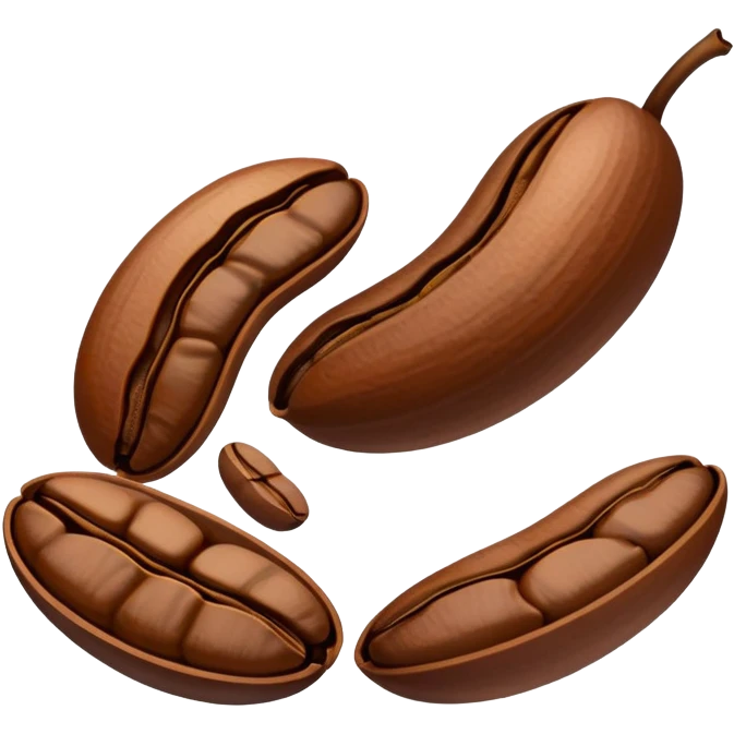 a brown coffee bean, kahve çekirdeği emoji
