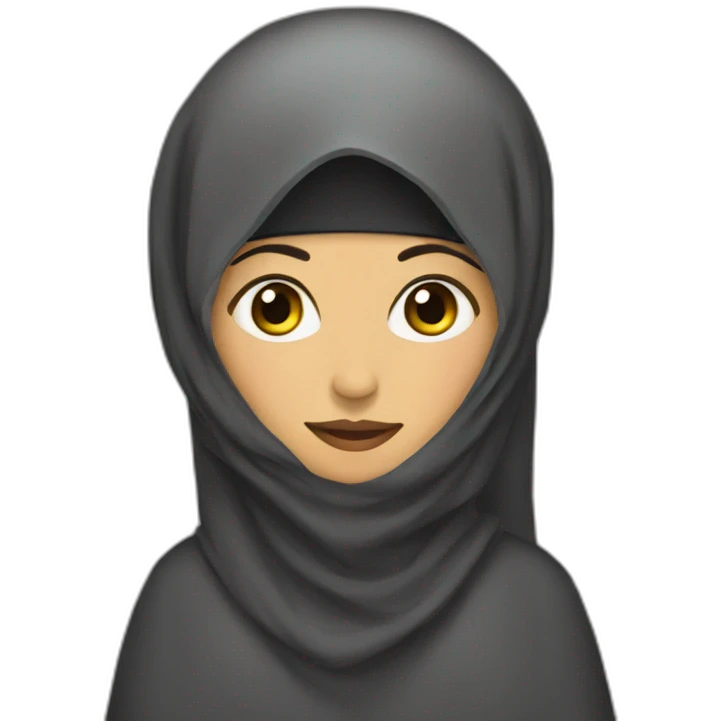 afghan woman with burqa emoji