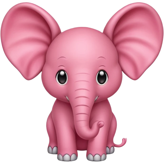 Strawberry elephant emoji