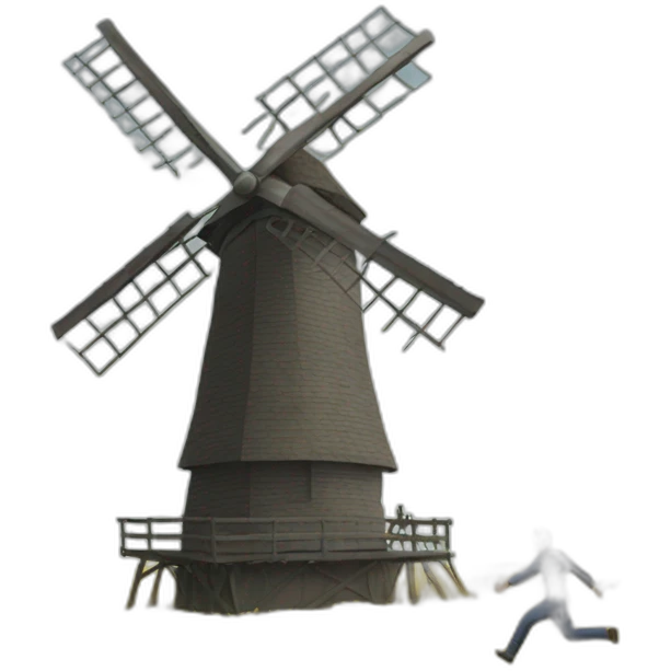 windmill topples a man to death emoji