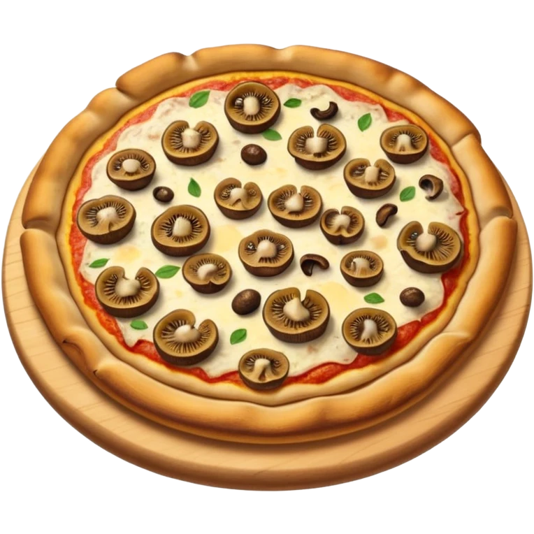 Mushroom pizza  emoji