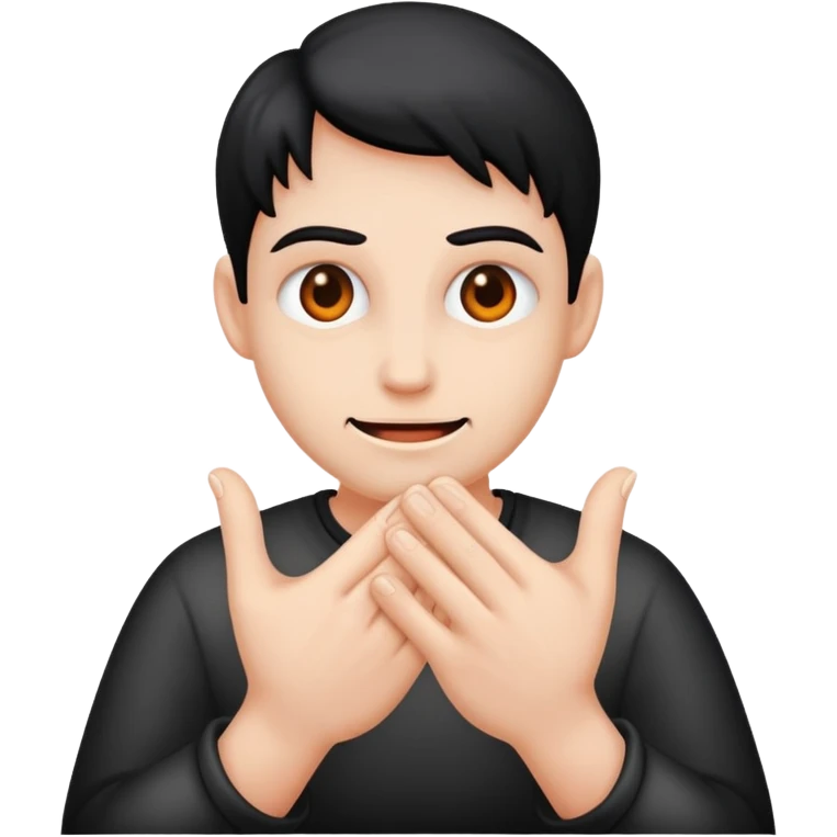 Evil face with rubbing hands  emoji