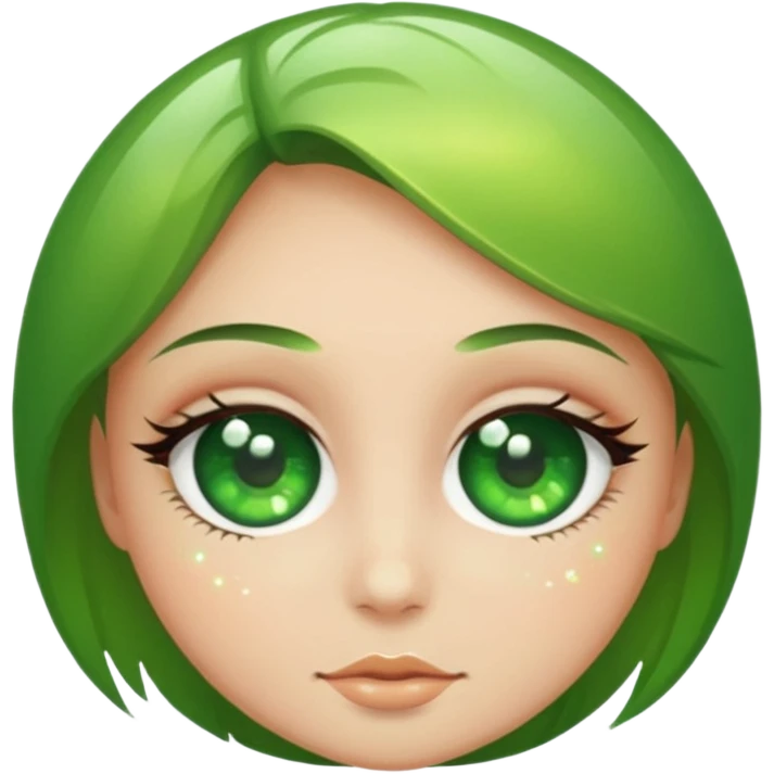 Green eyes emoji