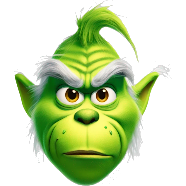The grinch  emoji