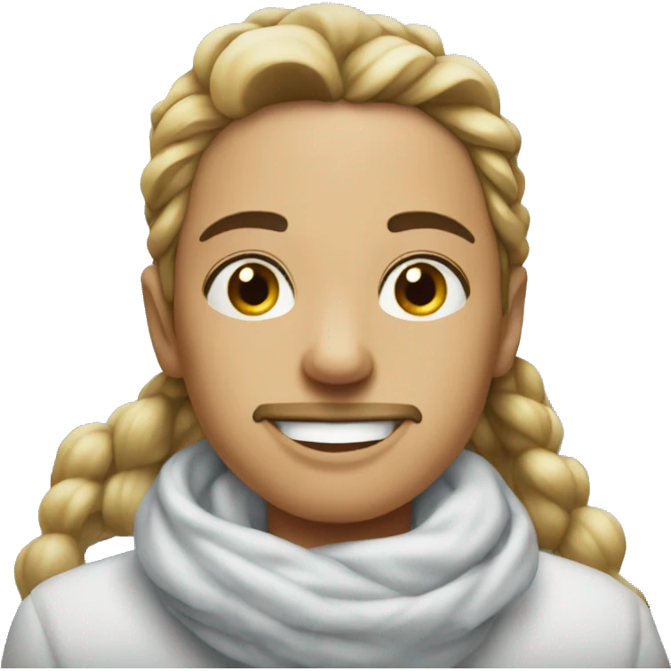winterland with snow emoji
