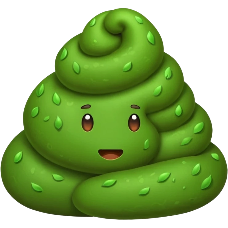 green poop emoji