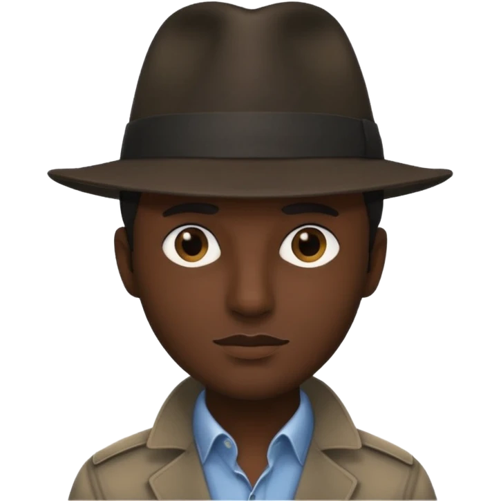 Mysterious man  emoji