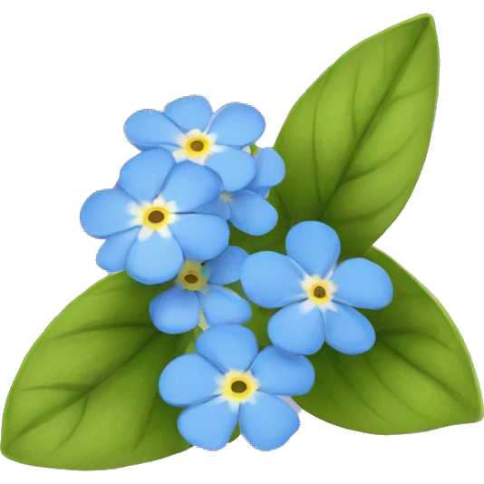 forget me not flower emoji