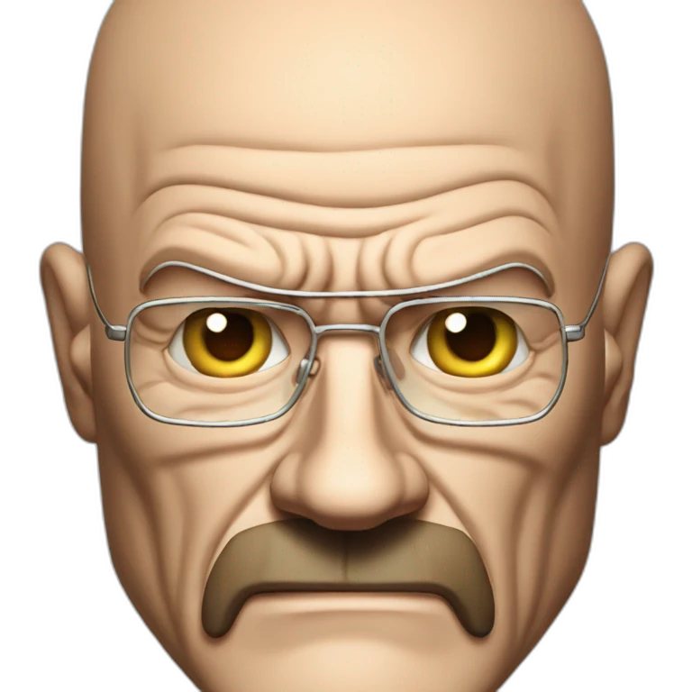 Walter white angry emoji
