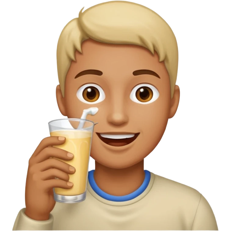 Drinking cum emoji