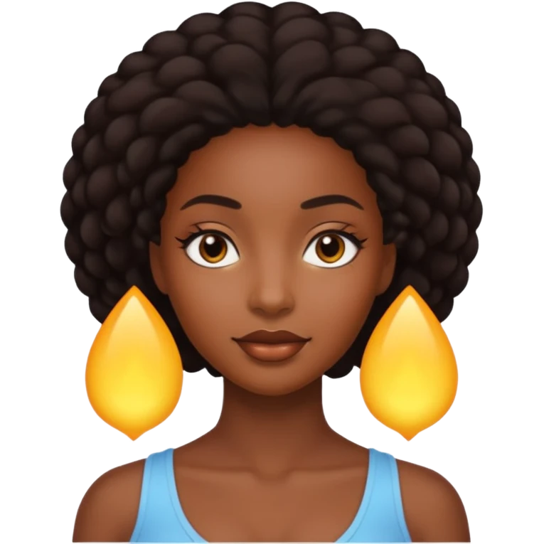 Black women aestetic emoji