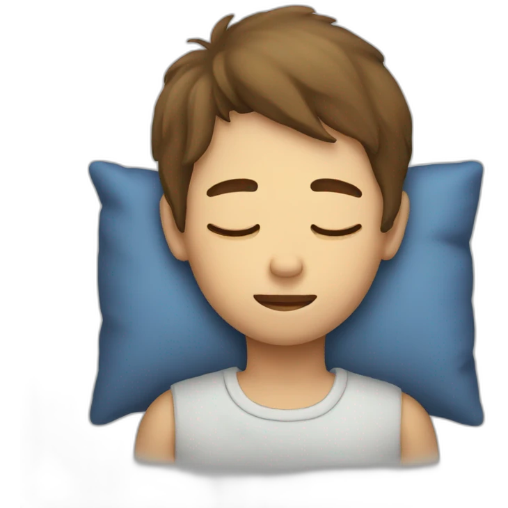 Boy sleeping  emoji