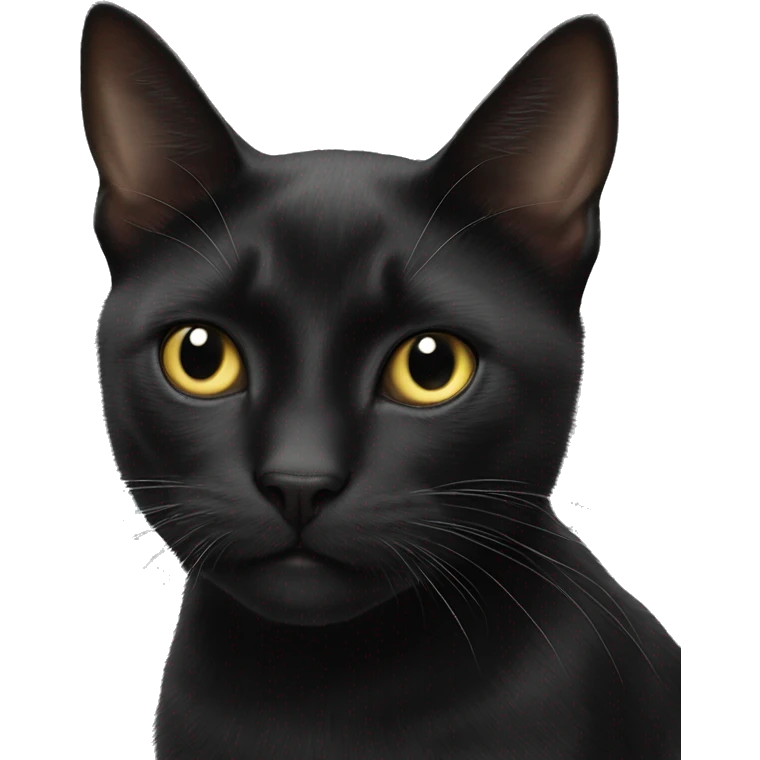 Black cat thunders ￼ emoji