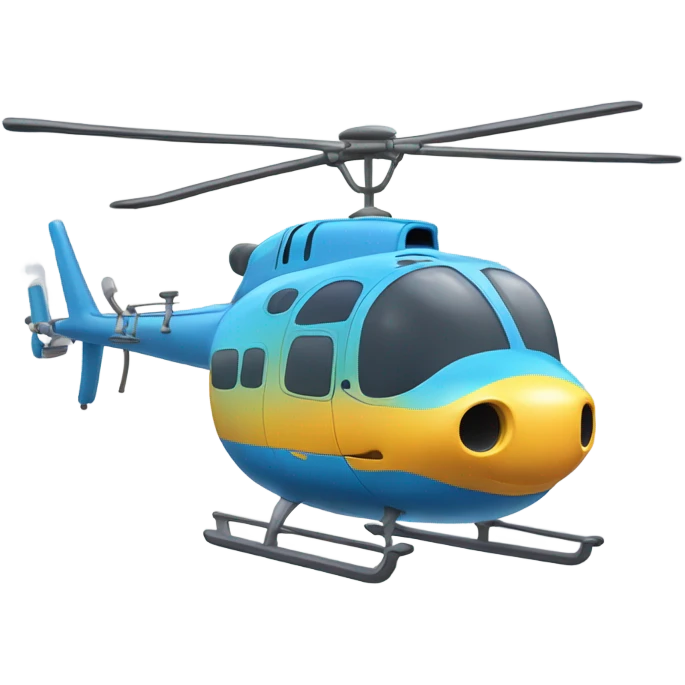 Pigtail helicopter emoji