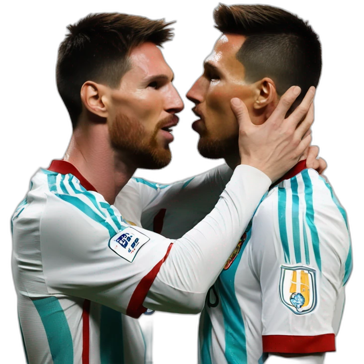 messi_kissing-ronaldo emoji