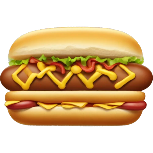 chceckn sandwitch & hot dog emoji