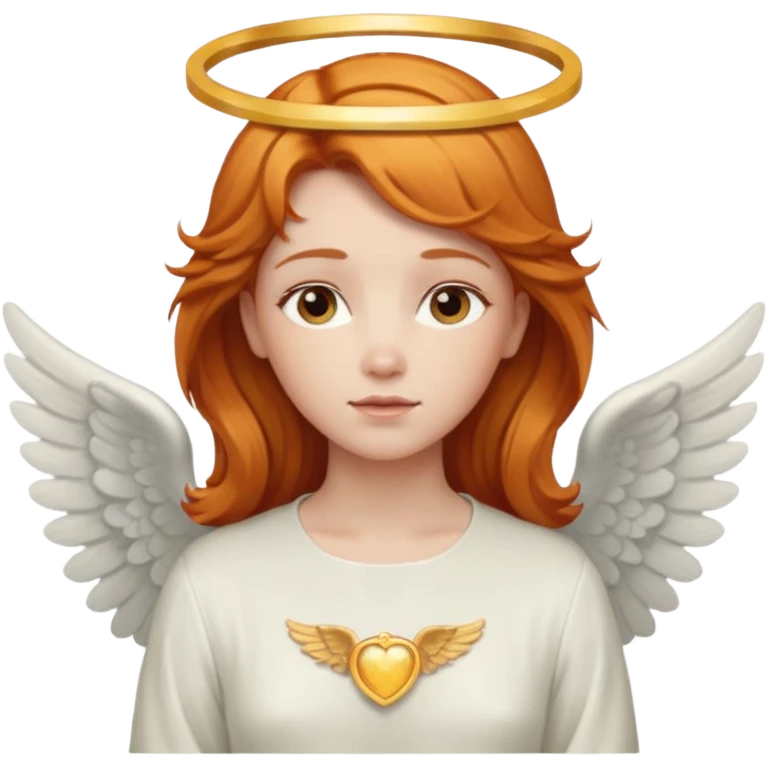 👼🏻 make this emoji but with ginger hair piece emoji