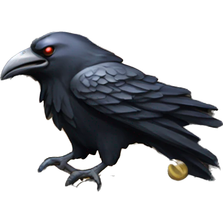 metal raven medal emoji