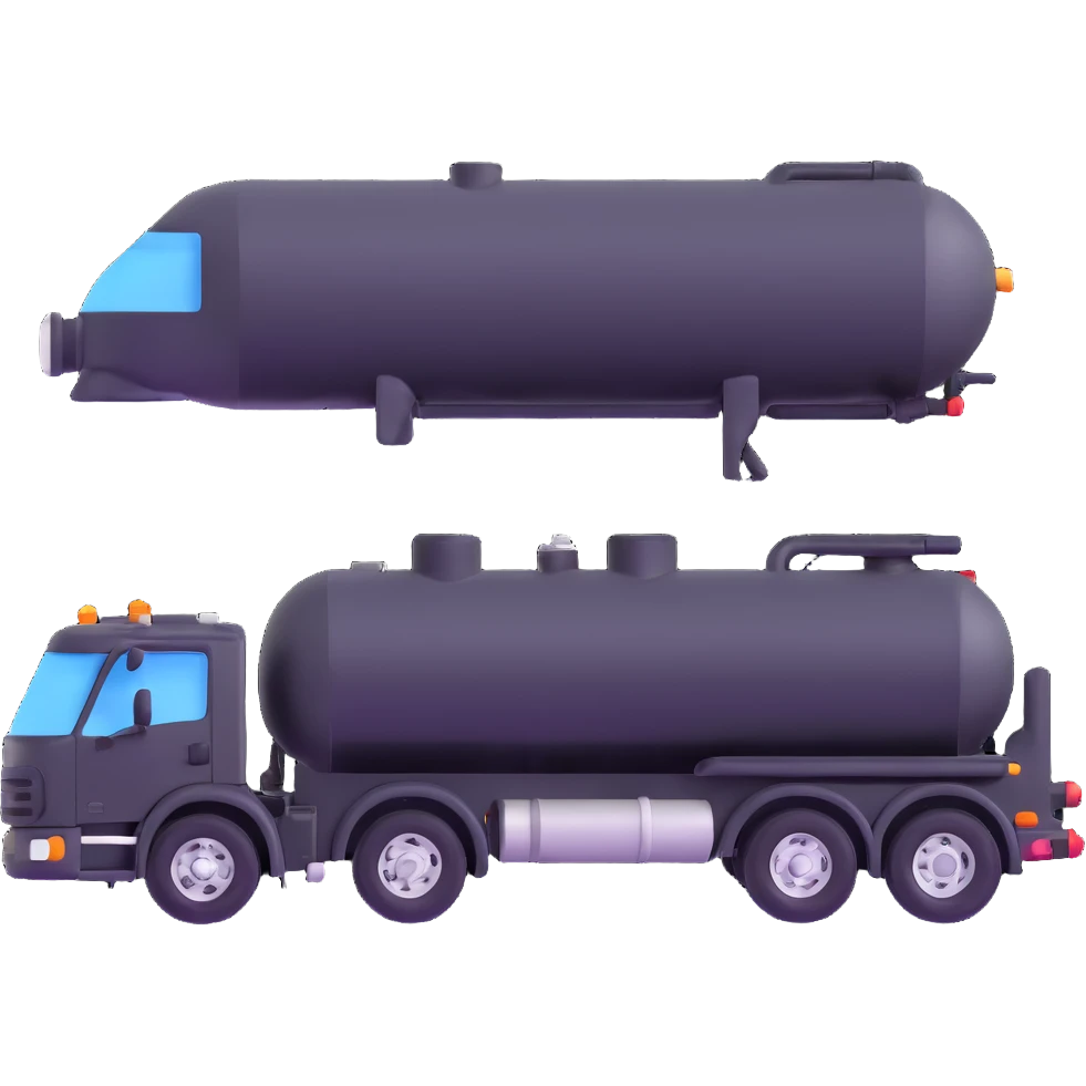 tanker truck with liquid cargo emoji