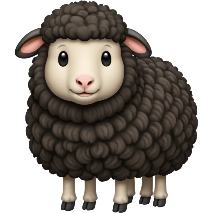 Black sheep emoji