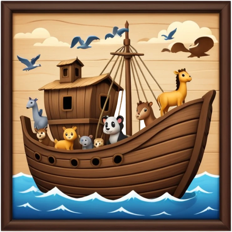 animaux dans arche de noe emoji