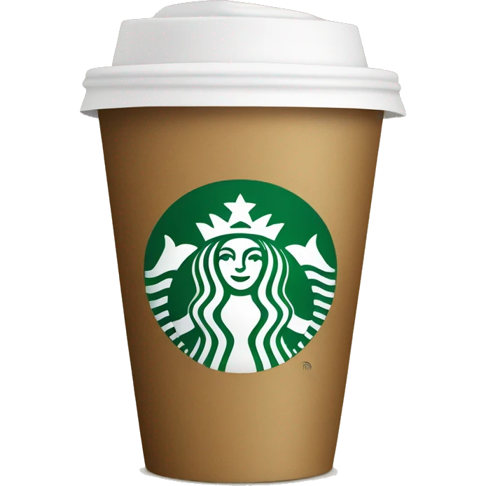 Starbucks cup emoji