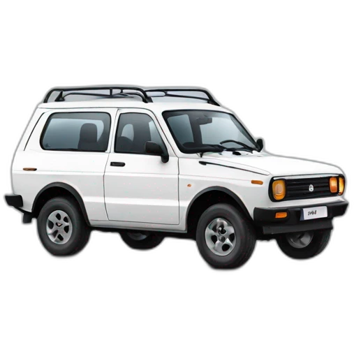 Lada niva white emoji